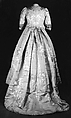 Dinner dress, House of Worth (French, 1858–1956), silk, metal, French